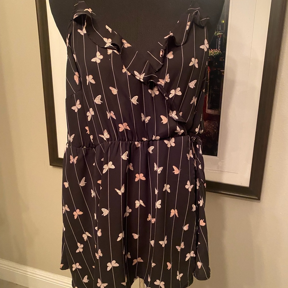 Torrid Elegant Black and Pink Top